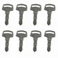 QTY 8: Ignition Key(s) Fits Kubota Replaces 15248-63700