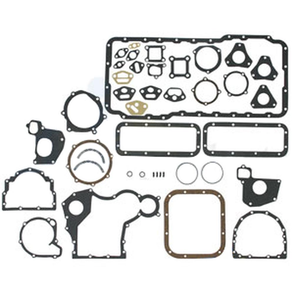 02100234 Lower Gasket Set with Rope Seal Fits JCB