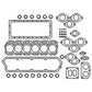 WN-RG27884-PEX Head Gasket Set Fits John Deere 644E 644EH 644ER 644EZ 644G