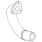 Exhaust Pipe 898011M1 Fits Massey Ferguson 135 148 35 35XFE FE135