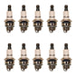 2974 Qty 10: Spark Plug Fits Murray MCE 1437-A MCE 1640-A MCS 1845-A