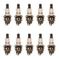 4626 Qty 10: Spark Plug Fits Stihl 012 017 019 T 020 021 023 024 024 S 025 026