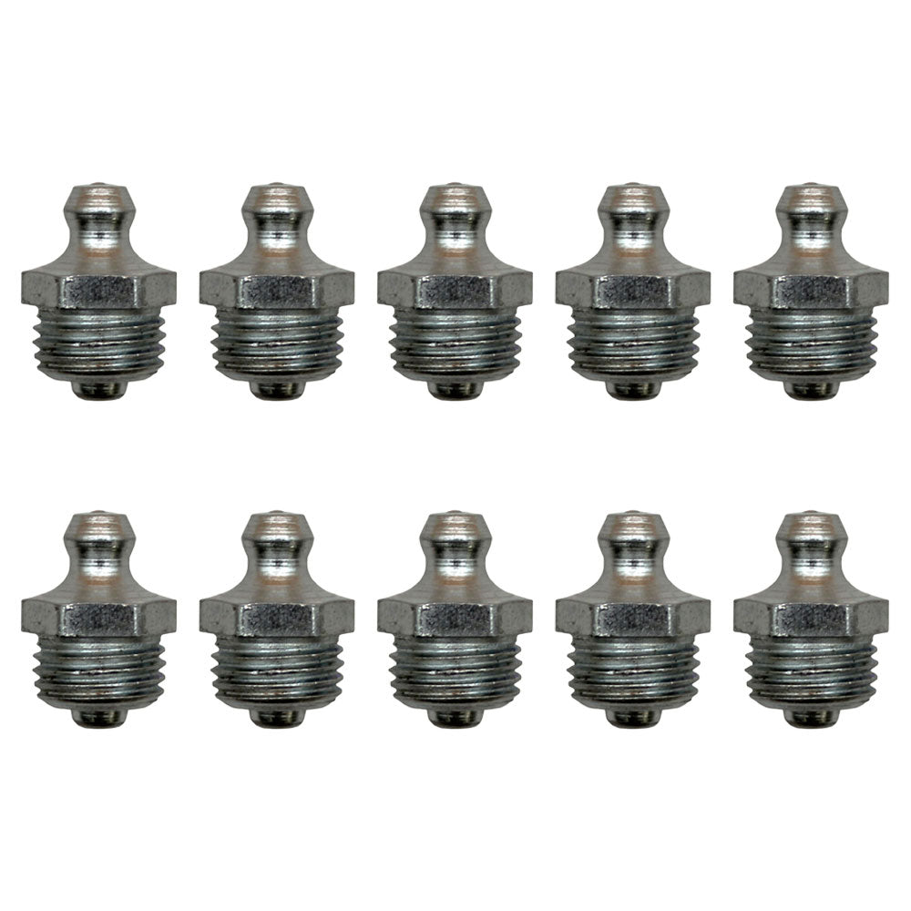 1450/0002 Qty 10: Grease Nipples Fits JCB