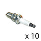 Qty 10: Spark Plug Fits Universal Products Replaces 3066