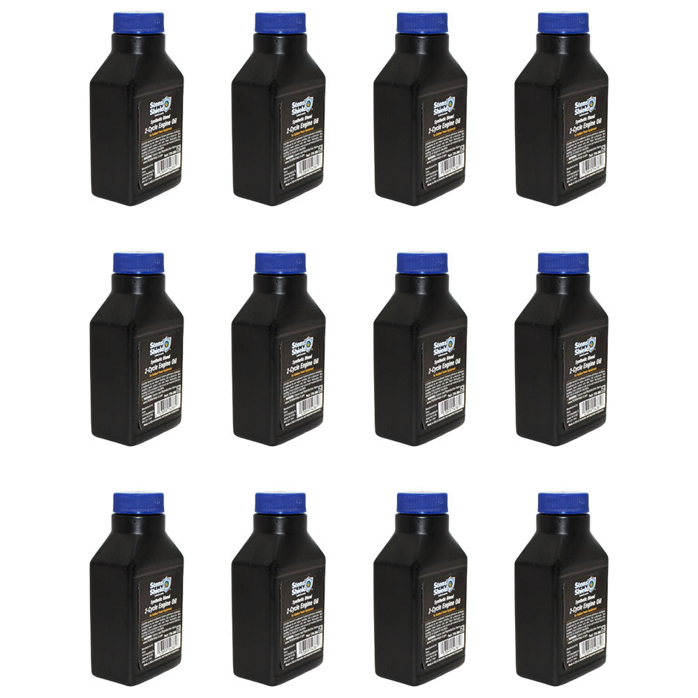 Qty 12: 2-Cycle Engine Oil Quart Bottles Fits Echo Replaces 6450001