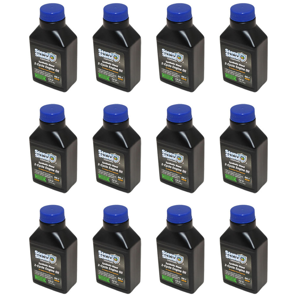 Qty 12: 2-Cycle Engine Oil Fits Stihl Replaces 0781 319 8008