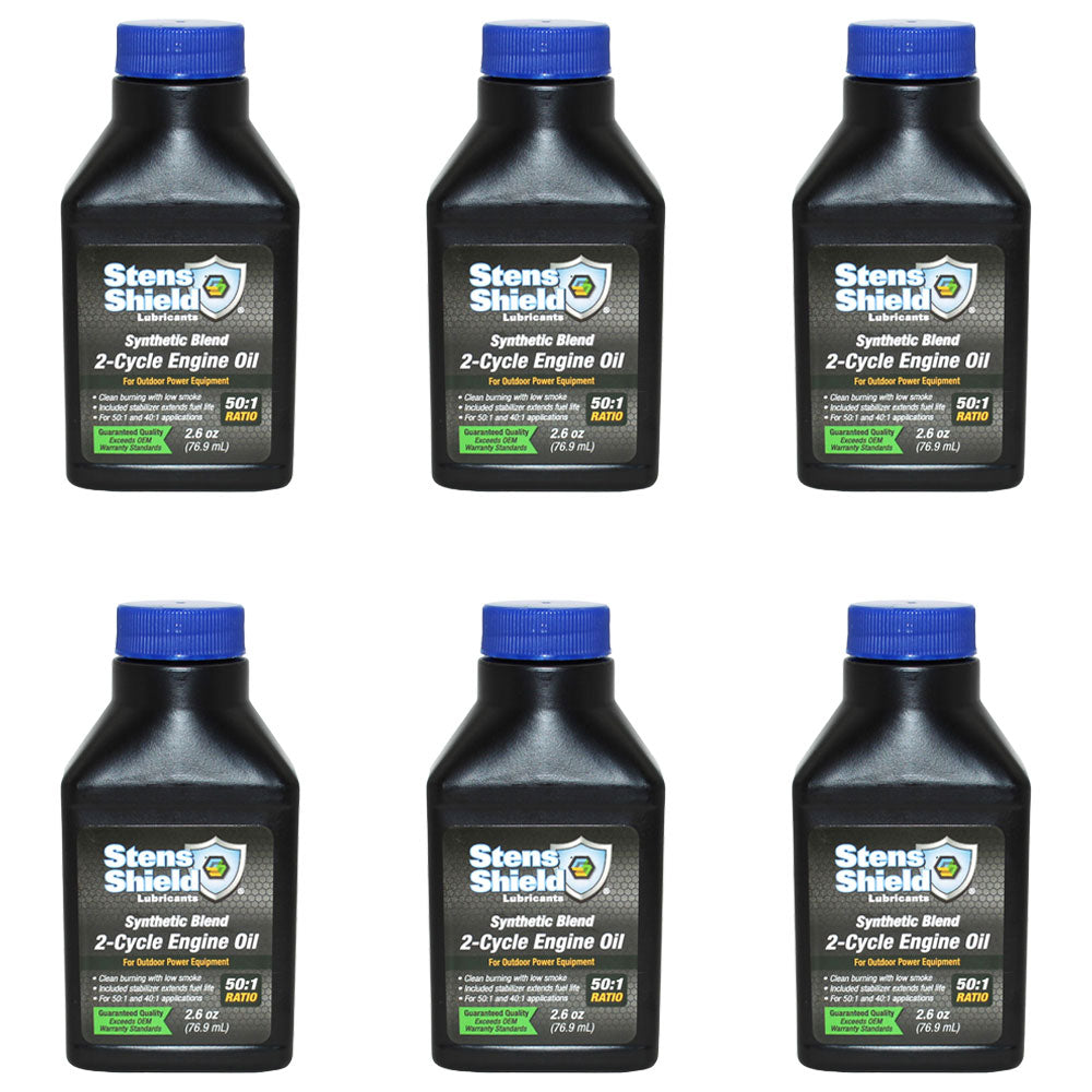 Qty 6: 2-Cycle Engine Oil
 Fits Stihl Replaces 0781 319 8008