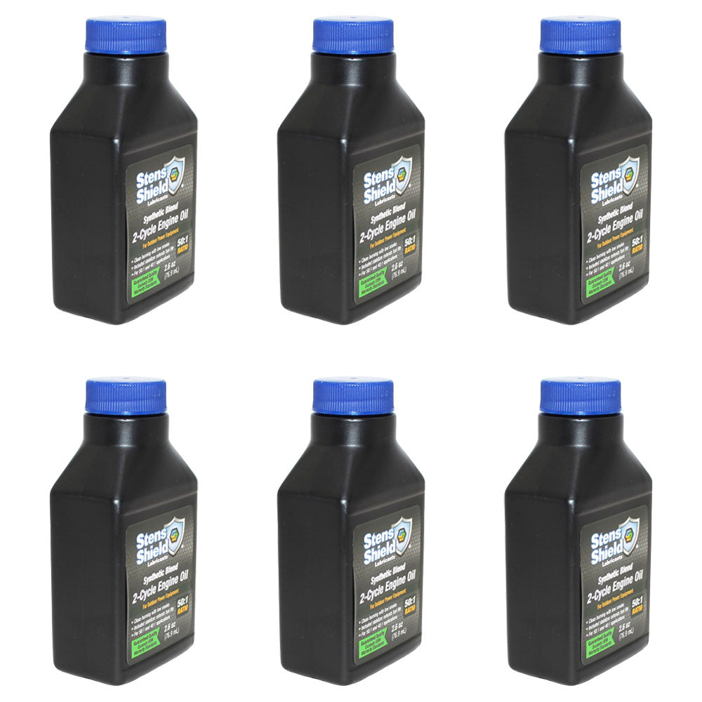 Qty 6: 2-Cycle Engine Oil
 Fits Stihl Replaces 0781 319 8008