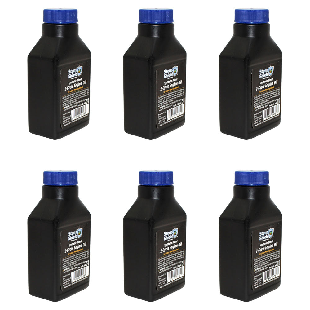 Qty 6: 2-Cycle Engine Oil Quart Bottles  Fits Briggs & Stratton Replaces 100107