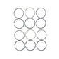 AM1625T 2 Cylinder Piston Ring Set Fits John Deere