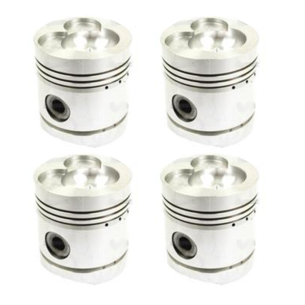 Set of 4 Piston Standard Fits Case IH S.69151 K949474 251240R1 Fits Cub, Fits Cu