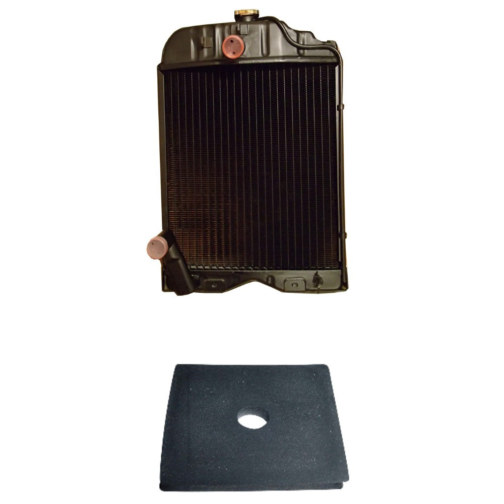 180291M1 Radiator & Pads Fits Massey Ferguson