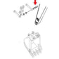3088579 Pin, Link to Dipper - Fits John Deere 160LC, 160CLC, 160DLC, 160GLC