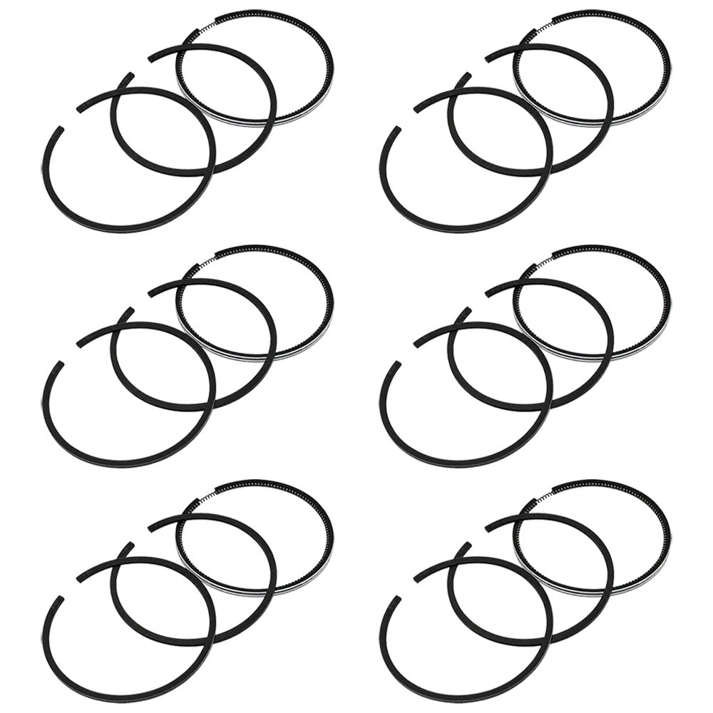 87802355 87802836 Six Standard Piston Ring Sets Fits Fiat G170 M115 M100