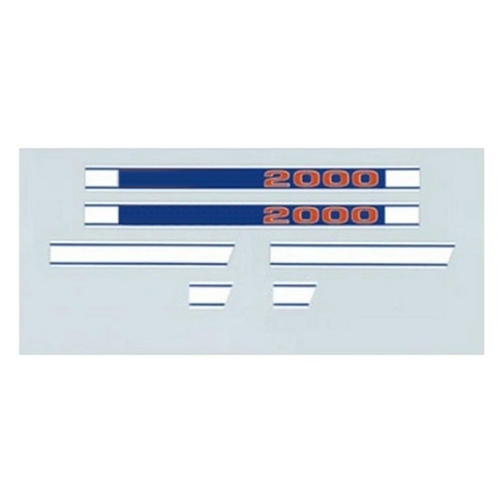 Tractor Hood decal set to Fits Ford 20001968 up 3 cyl