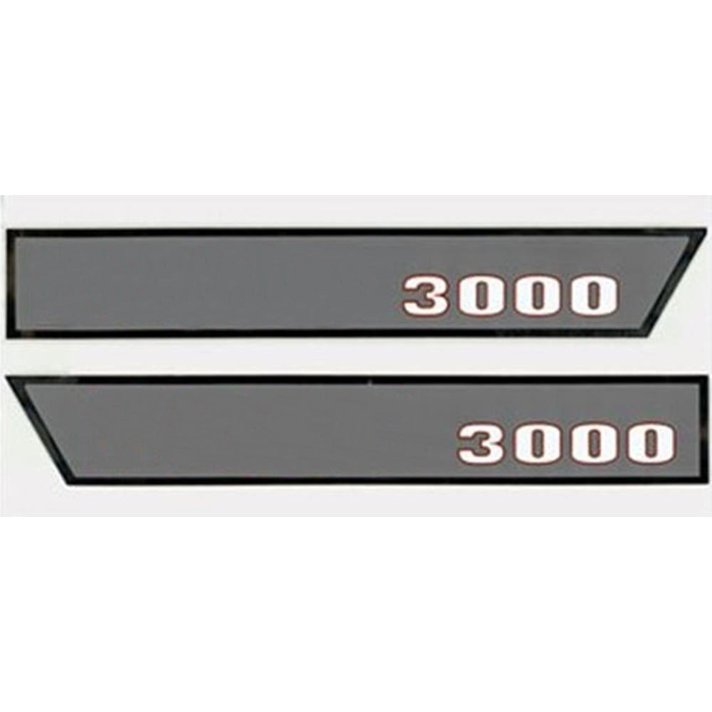 HKFD3000A Hood Decal Set Fits Ford New Holland 3000 Series 3 Cyl 65-74