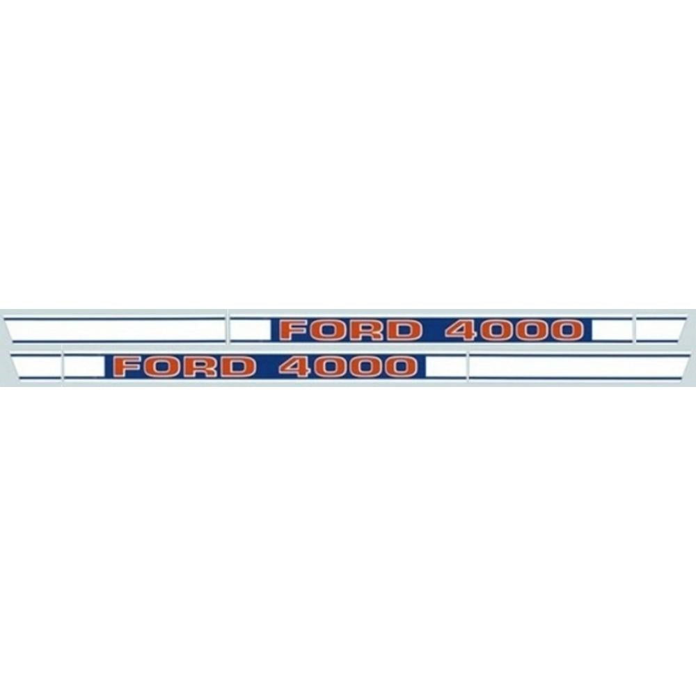 Hood Decal Kit Fits Ford 4000 1968 & Up F503HB