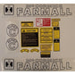FA603SB - Hood & Safety Decal Set