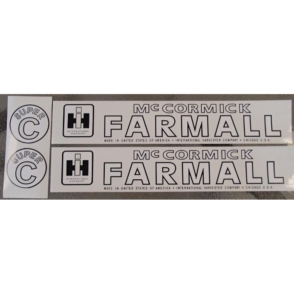 FA603SB - Hood & Safety Decal Set