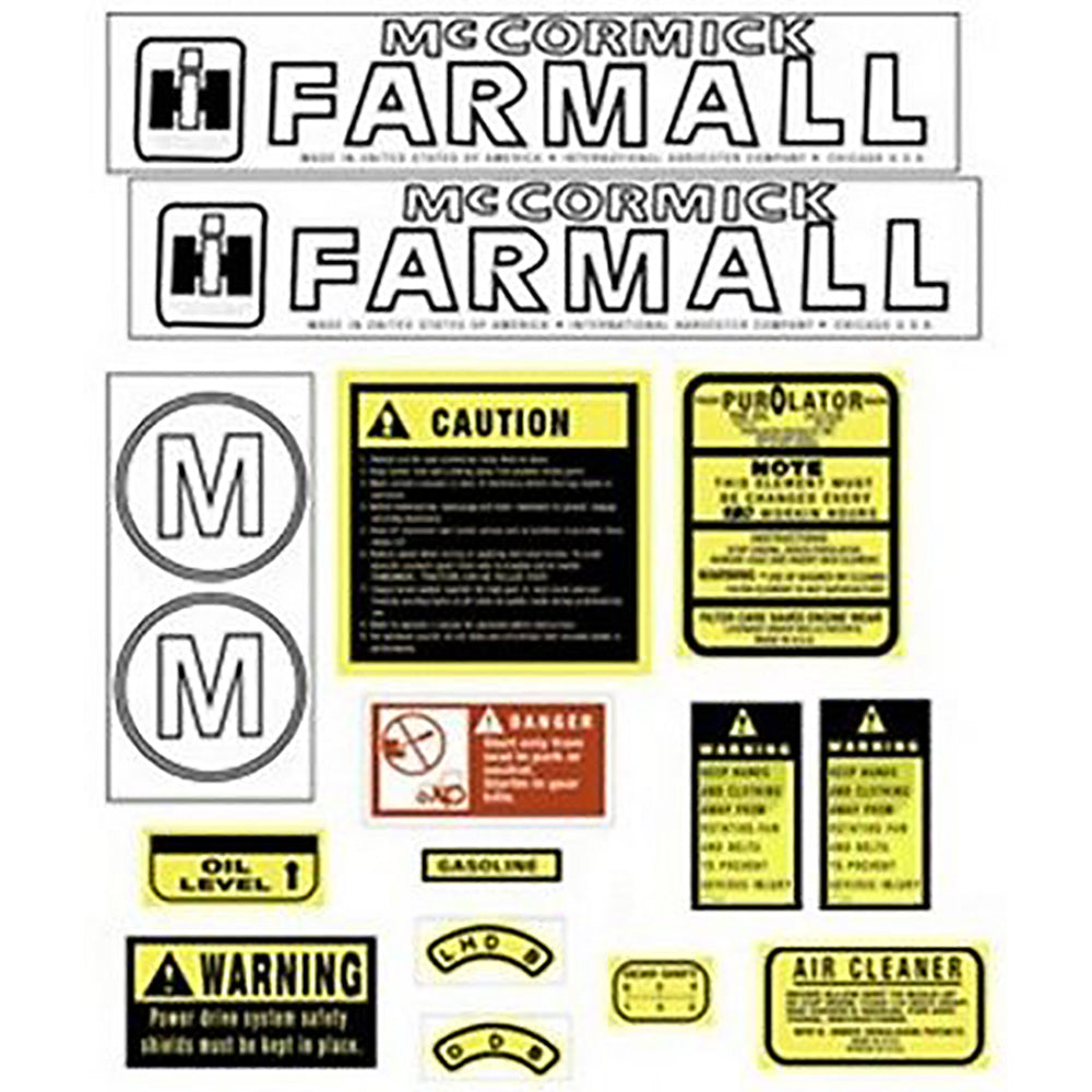 FA605SA - Hood Decal Set