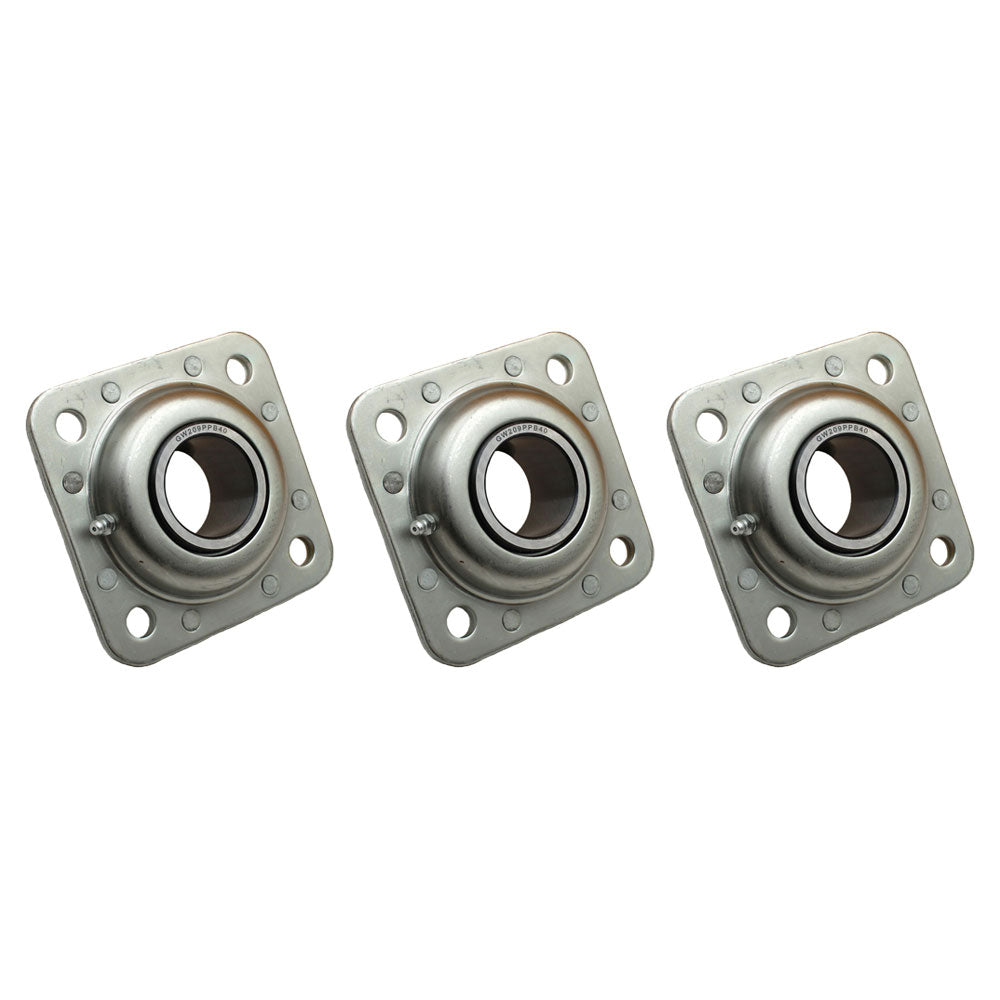 ST491A Qty 3: Flanged Disc Bearing
 Fits International Harvester