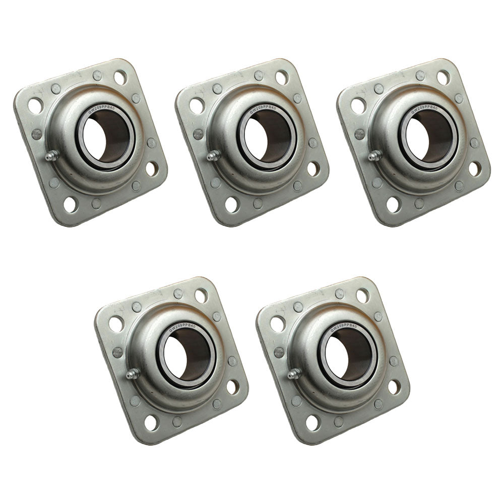 FD209RJA_x5 Qty 5: Flanged Disc Bearing Fits Ford/New Holland ST250 ST440