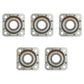 FD209RJA_x5 Qty 5: Flanged Disc Bearing Fits Ford/New Holland ST250 ST440