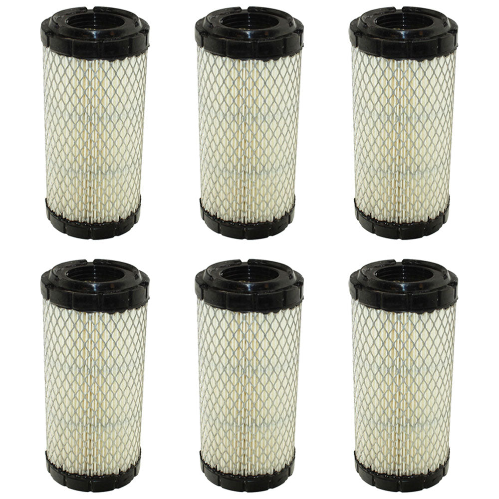 Qty 6: Outer Air Filter Fits Gravely Replaces 21512500