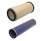 Inner & Outer Air Filter Set D1NN9R500A D9NN9601AA Fits Ford New Holland 550 555