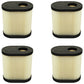 Set of 4 Air Filters Fits Tecumseh 36905 Fits Toro Fits Lawnboy Fits Craftsman
