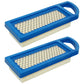4206 Qty 2: Air Filter Fits Briggs and Stratton