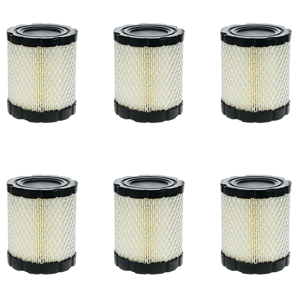 Qty 6: Air Filter Fits Briggs & Stratton Replaces 4250