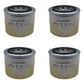4454526 Qty 4: Oil Filter Fits John Deere 300 915 925 932 F912