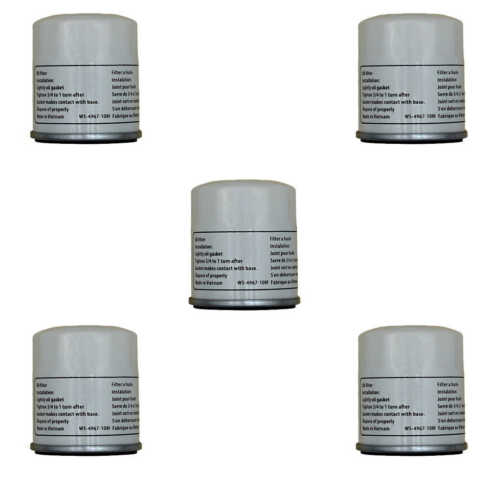 5 pack Commercial Lawnmower Hydrostatic Filters to fit Fits Ferris Scag Hustler