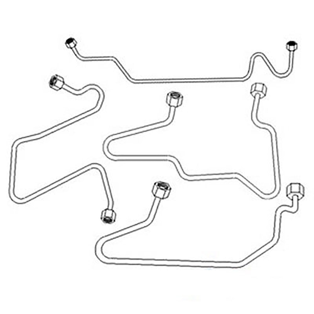 Injection Line Set - 4 Cylinder Fits New Holland 6610 6610 7610 6600