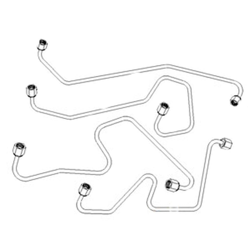 FPL600 4 Cylinder Injection Line Set for  Fits Ford New Holland  5000 5100