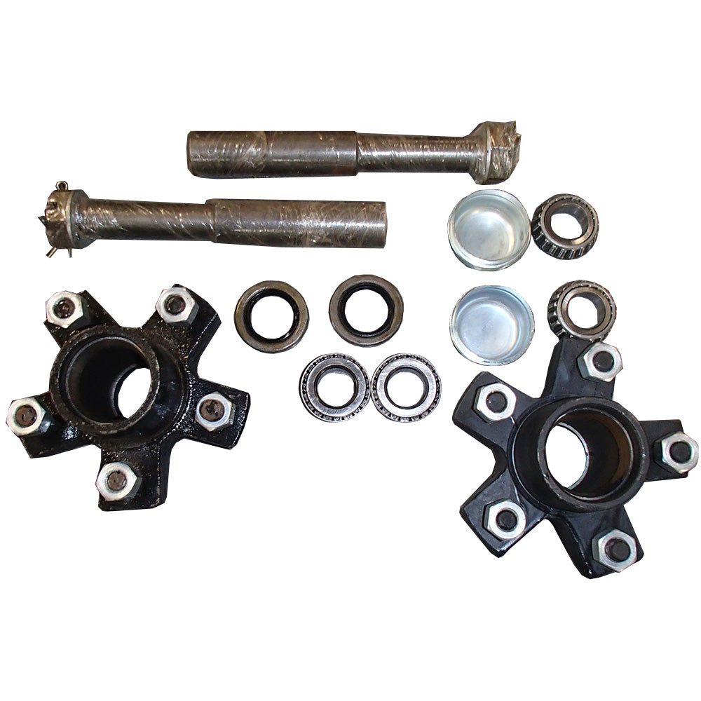 545R Qty 2: Trailer Axle Kit
 Fits Universal Products