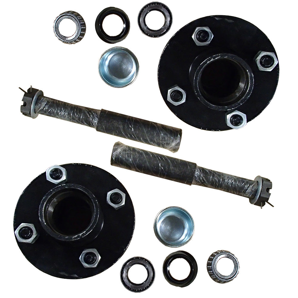 BT8 Qty 2: Trailer Axle Kit Fits Universal Products