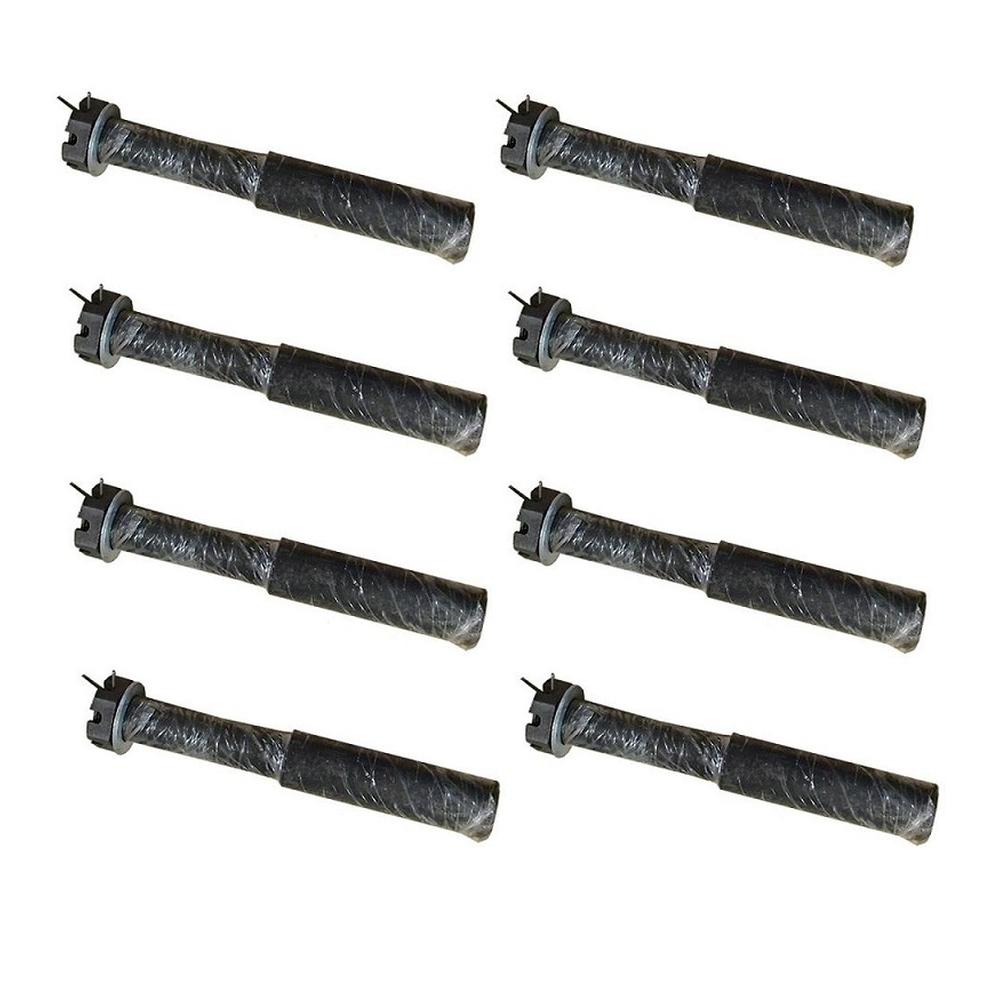 (Pack of 8) Trailer Axle Kit with Hubs, Spindles, Grease Seals, Caps & Bearings