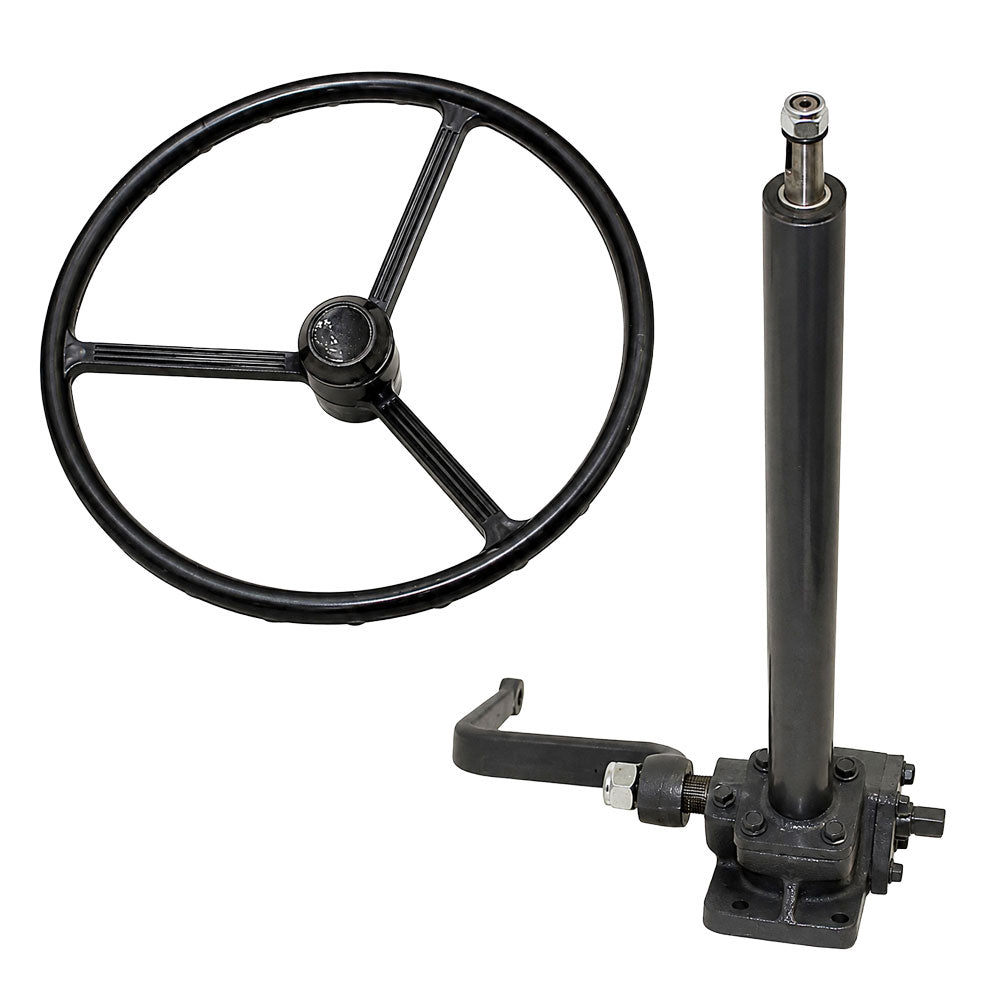 Steering Box Assembly with Wheel & Cap Fits Kubota Replaces 32150-16803