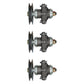 3x Spindle & Pulley Set Fits Cub Cadet 618-04129A 918-04129 618-04129