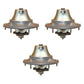 TCA17517 Set of (3) Mower Deck Spindles
 Fits John Deere Z510 Z510A Z520 Z520A