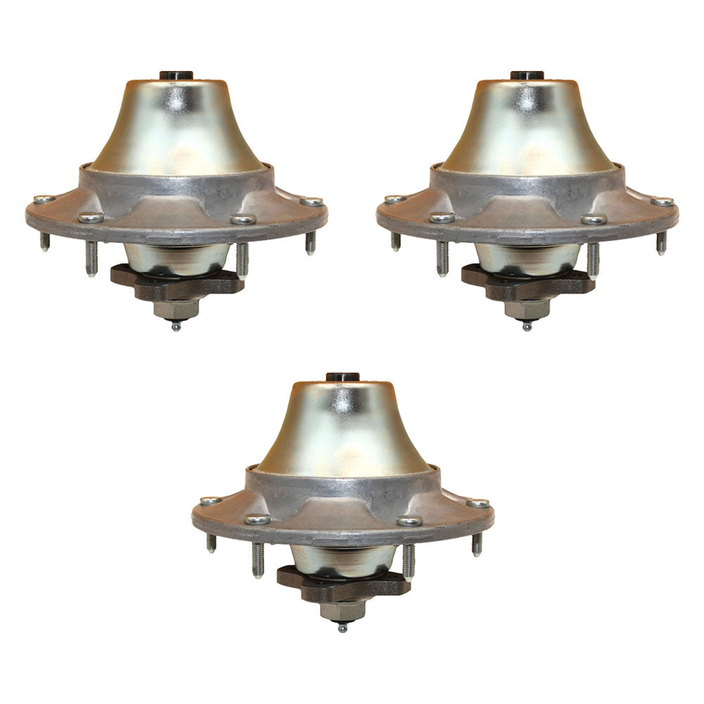 TCA17517 Set of (3) Mower Deck Spindles
 Fits John Deere Z510 Z510A Z520 Z520A