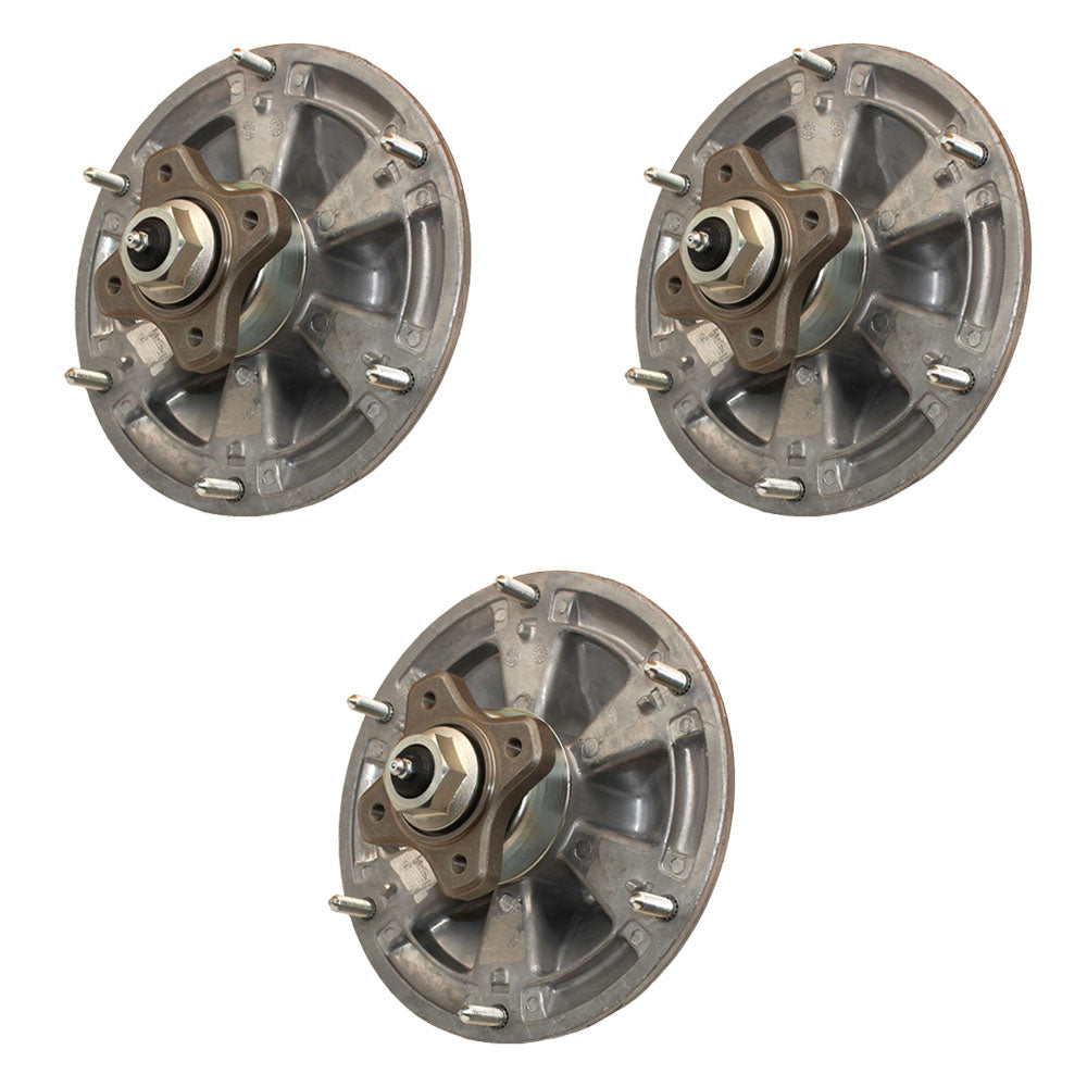 TCA17517 Set of (3) Mower Deck Spindles
 Fits John Deere Z510 Z510A Z520 Z520A