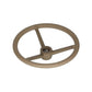 AL173828-BR Steering Wheel - Leather Wrapped - Brown Fits John Deere 6300 6400