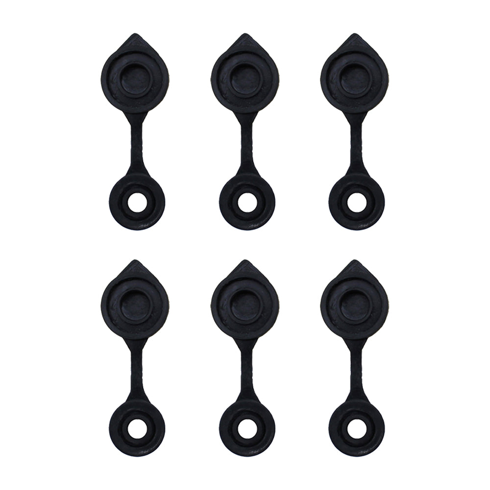 Qty 6: Gas Can Vent Cap (Black)  Fits Universal Products