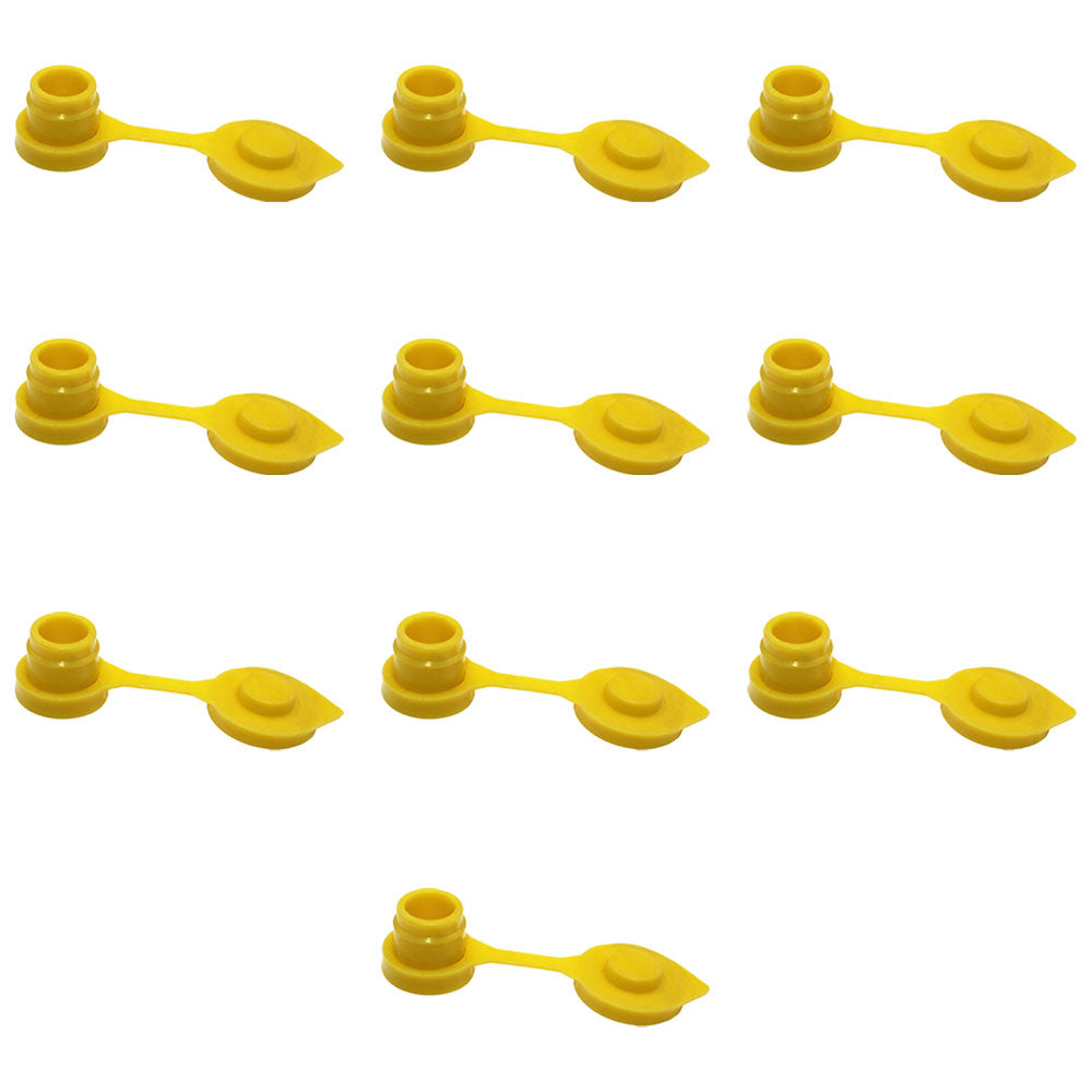 FSG80-0132_x10 Qty 10: Gas Can Vent Cap (Yellow)  Fits Universal Products