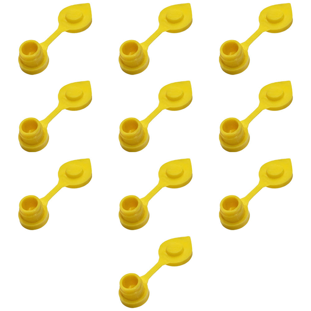 Qty 10: Gas Can Vent Caps (Yellow)  Fits Universal Products