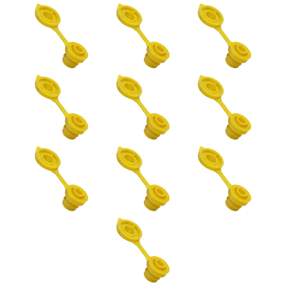 FSG80-0132_x10 Qty 10: Gas Can Vent Cap (Yellow)  Fits Universal Products