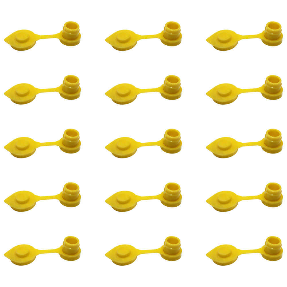 FSG80-0132_x15 Qty 15: Gas Can Vent Cap (Yellow)  Fits Universal Products